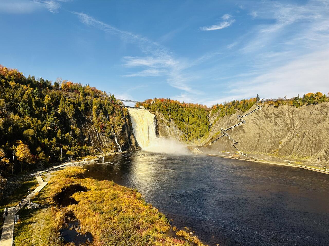 Fall Season Falls Sightseeing